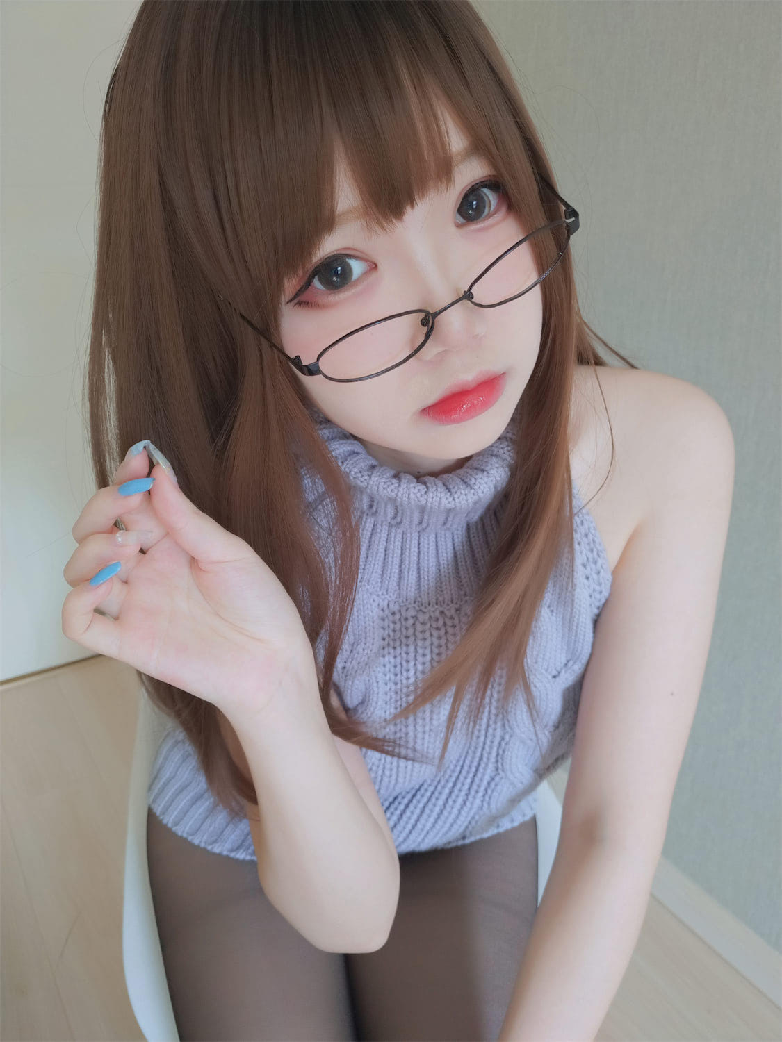 雪晴Astra 露背毛衣